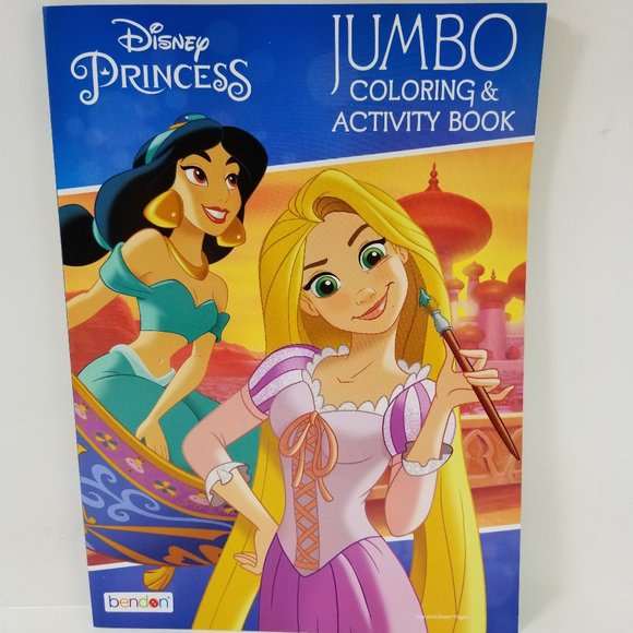 Disney Princess Jumbo Coloring Activity Book - Picture 3 of 6